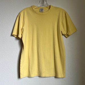 Vintage Yellow Ribbed Tee